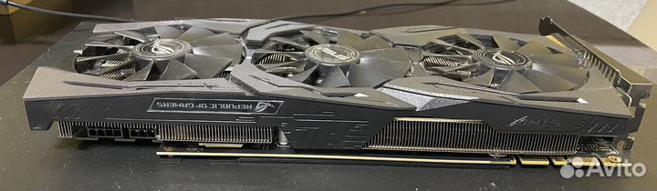 Видеокарта nvidia GeForce GTX 1080 asus ROG 8Gb