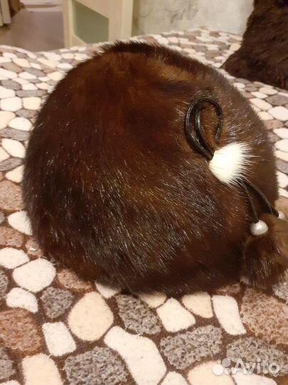 Шапка норковая женская новая