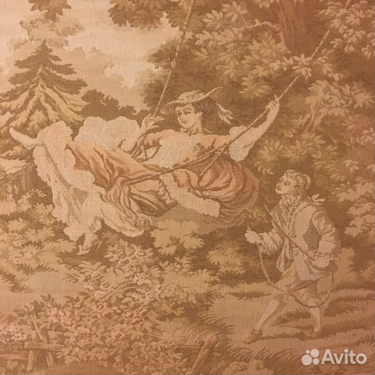 Картина гобелен, Италия, рама натуральное дерево