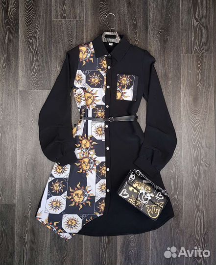 Элегантное женское платье рубашка