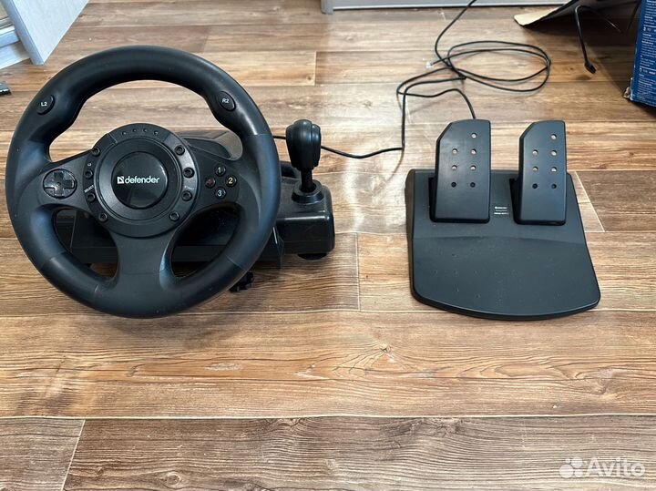 Руль c педалями Defender Forsage drift gt