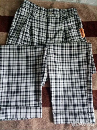 Брюки в клетку 2 пары bershka (Турция) 42