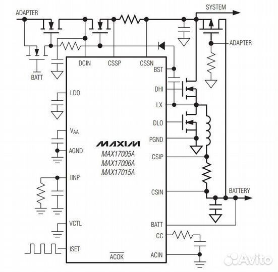 Микросхема MAX17015A
