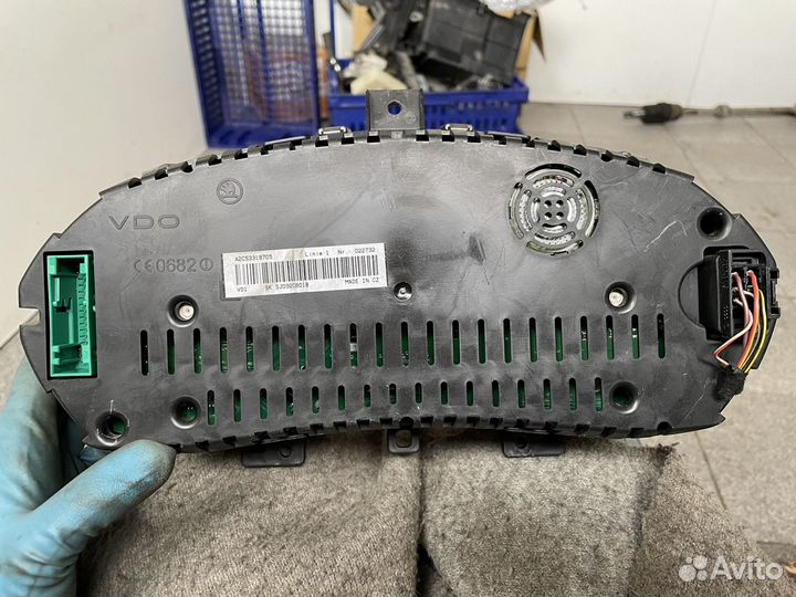 Панель приборов Skoda Fabia 1.2 2007-2015г