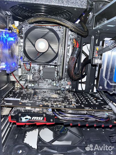 Компьютер i5 7600 20gb ddr4 MSI RX 470 4Gb