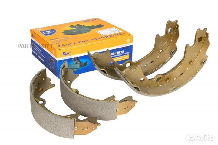 Kraft KT091524 Колодки тормозные huyndai H100/port
