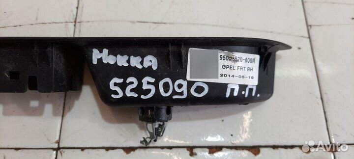 Накладка обшивки двери передняя правая