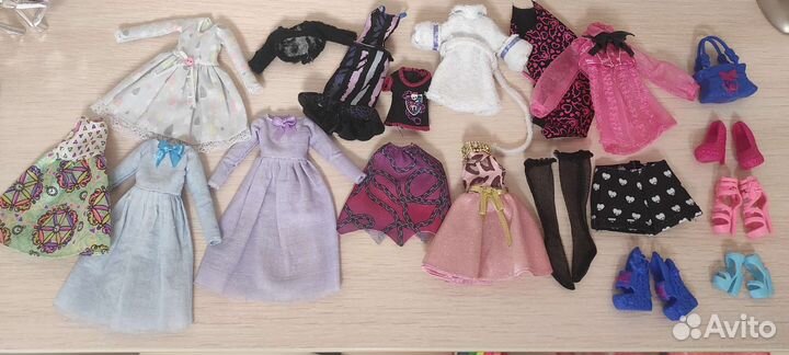 Лот Одежда Обувь для Кукол 1/6