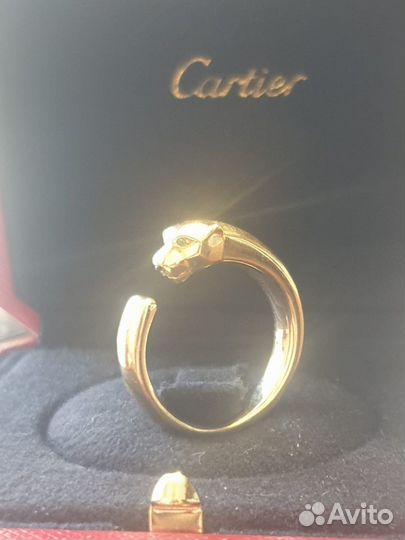 Золотое кольцо panthere DE cartier
