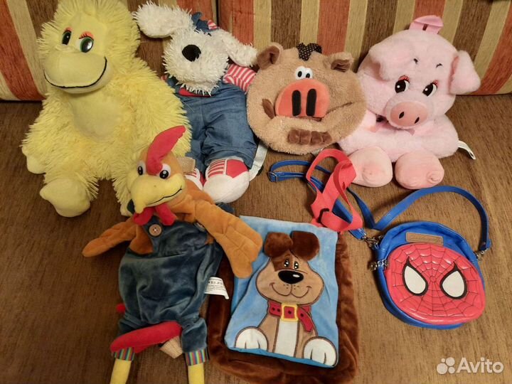 Детские мягкие рюкзаки и сумки