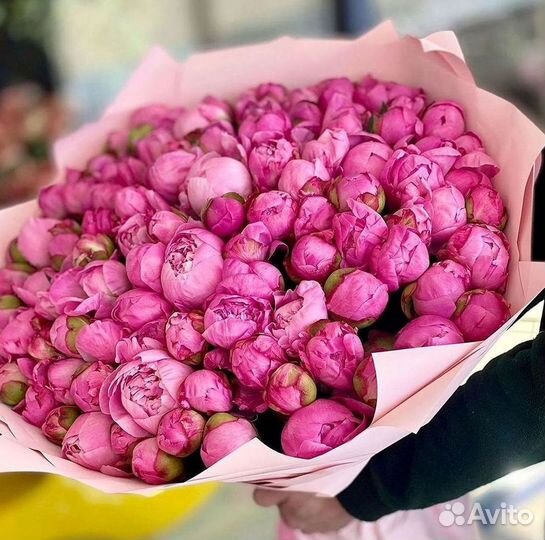 Пионы Букет пионов Доставка цветов