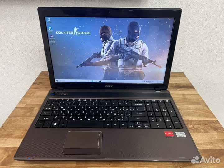 Игровой Acer идеал Core i5 4 ядра SSD 256Gb Radeon