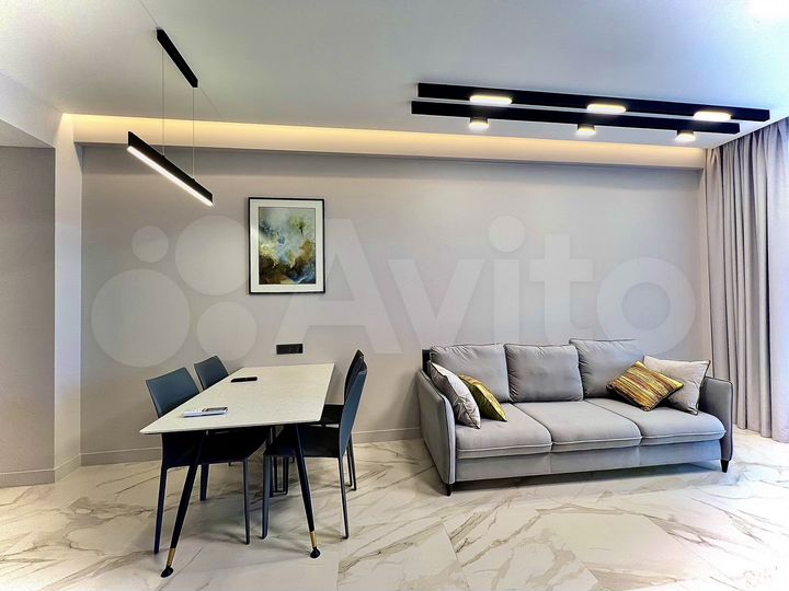 2-к. апартаменты, 73,7 м², 1/6 эт.