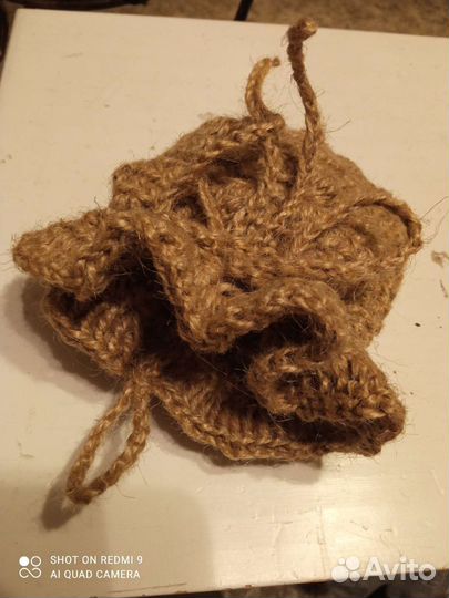 Эко-губка, мочалка из джута