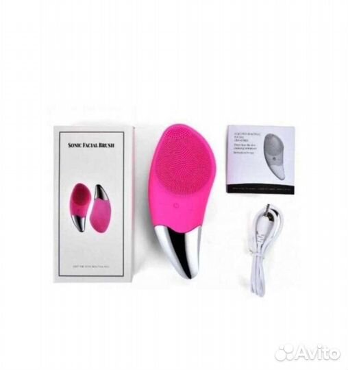 Силиконовая щётка массажер для лица (новая)