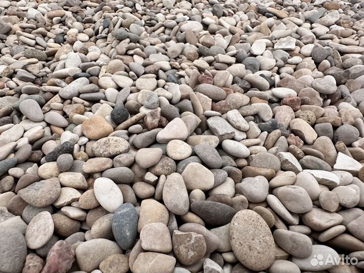 Галька морская медовая фр. 5-10