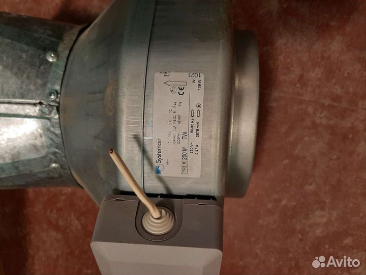 Канальный вентилятор Systemair K 200 M