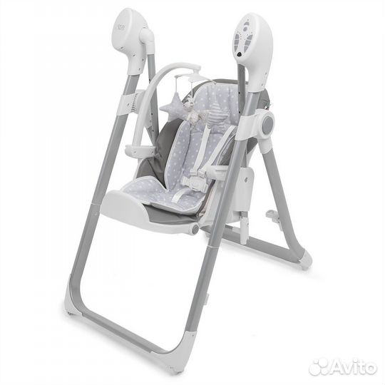 Стульчик-электрокачели Sweet Baby Fiesta Серый