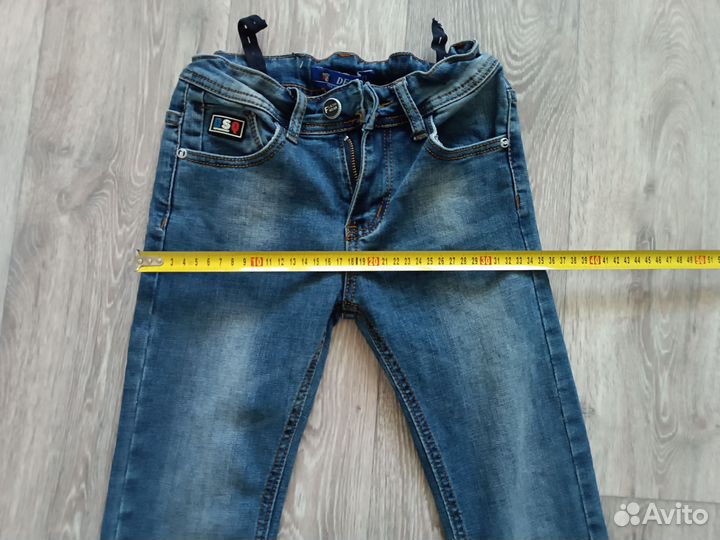 Джинсы на мальчика 128
