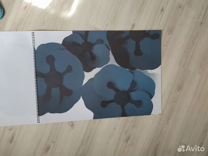 Постеры, бумажный цветок, рамка,Икея