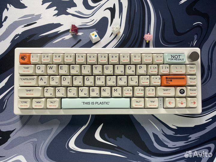 Кастомная клавиатура на базе Gmk67+Gateron Yellow