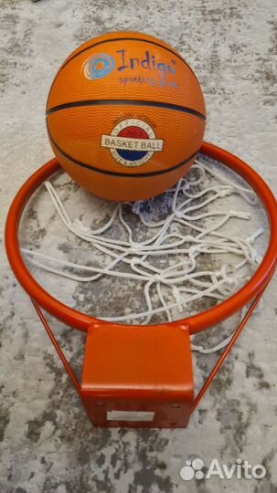 Баскетбольное кольцо, мяч