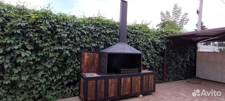 Каминная печь, мангал, мангальный комплекс,барбекю