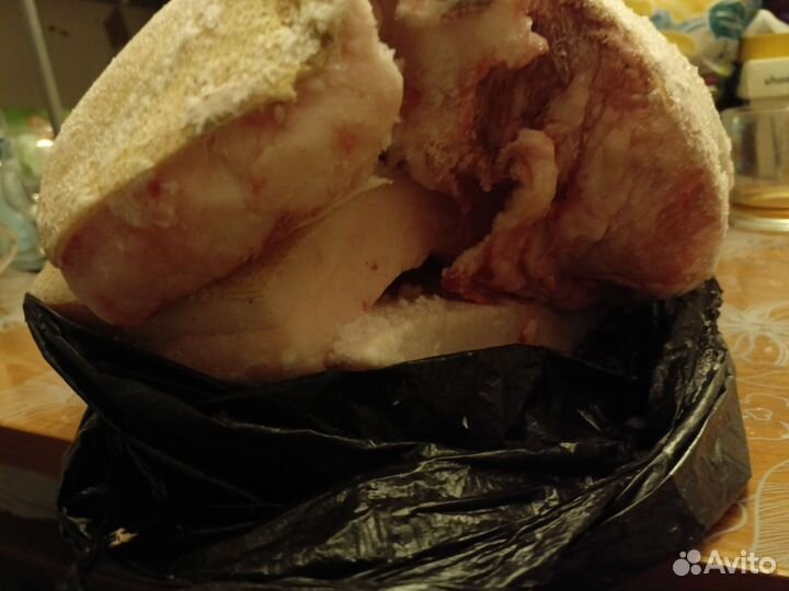 Сало свиное, свежезамороженное