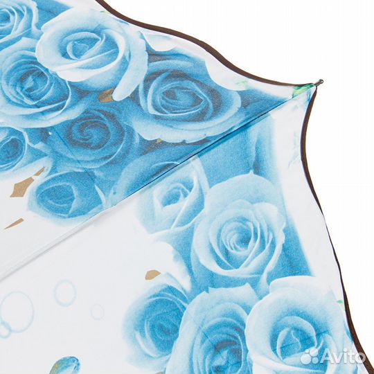 Зонт автомат женский Прочный складной в три сложен