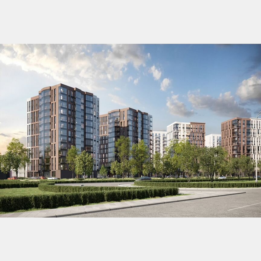 2-к. квартира, 57,4 м², 3/13 эт.
