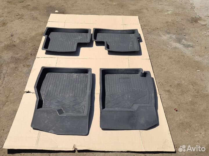 Коврики салон резиновые Hyundai Accent 2 00-12г