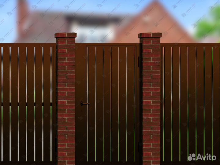 Забор из металла