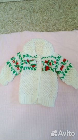 Костюм ручная вязка от рождения до года