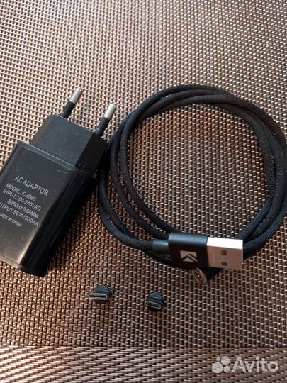 Магнитное зарядное micro USB + наушники