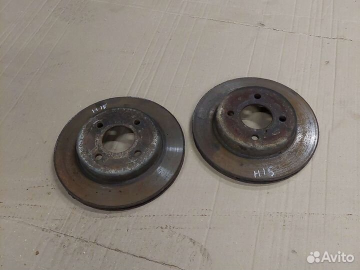 Диск тормозной передний Nissan Almera N15