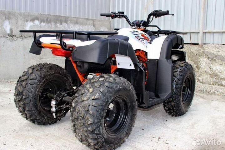 Квадроцикл Kayo Bull-3C черно-белый Витрина