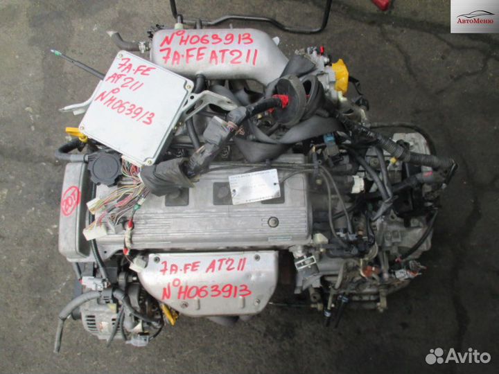 Двигатель 7A-FE 1.8 Toyota Corolla Avensis Carina