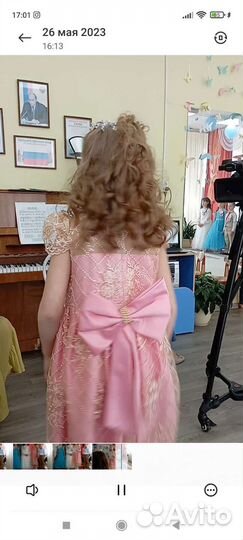 Платье праздничное детское на выпускной