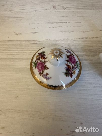 Соусник фарфоровый с ложкой