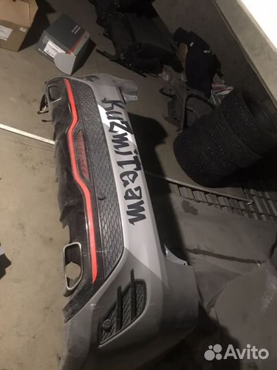 Бампер задний веста спорт Оригинал завод