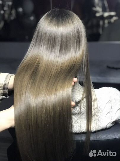 Кератиновое выпрямление, ботокс волос, кератин