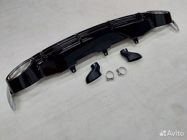 Audi a6 c7 диффузор RS6 стиль