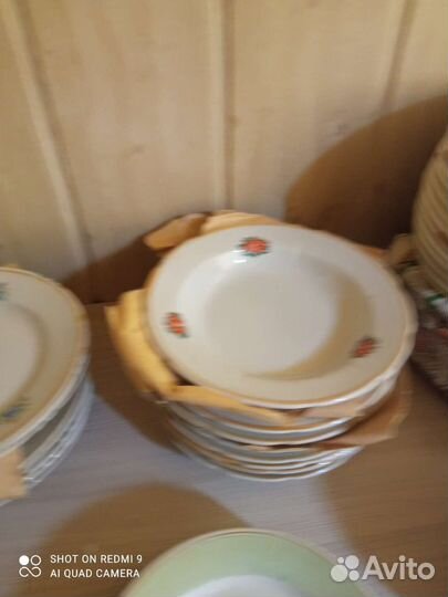 Тарелки Дружковского фарфорового завода