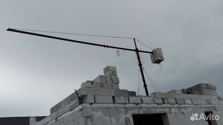 Кран строительный самодельный