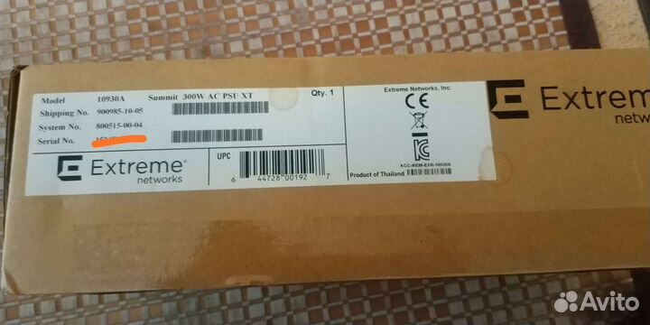 Блок питания для коммутатора Extreme Summit 10930
