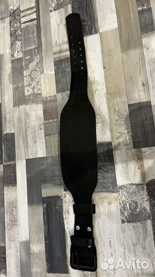 Кожанный Пояс ремень для фитнеса