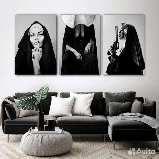 Популярные интерьерные картины. Монашки