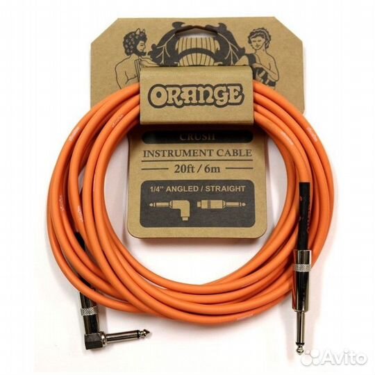 Гитарный кабель Orange crush Cable 6m Vox coiled
