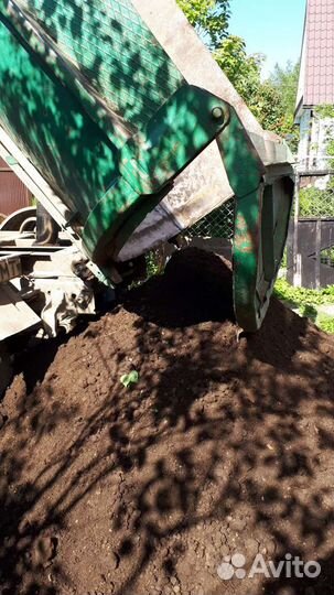 Садовая земля с доставкой, навоз, торф, коровяк