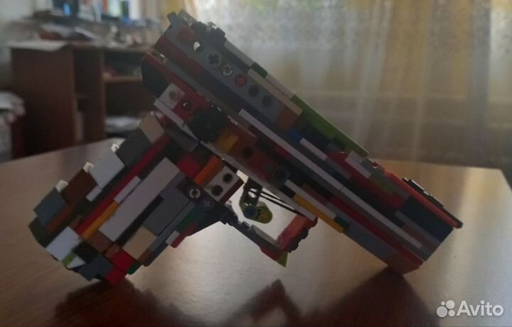 Lego аналог настоящего пистолета glock-18